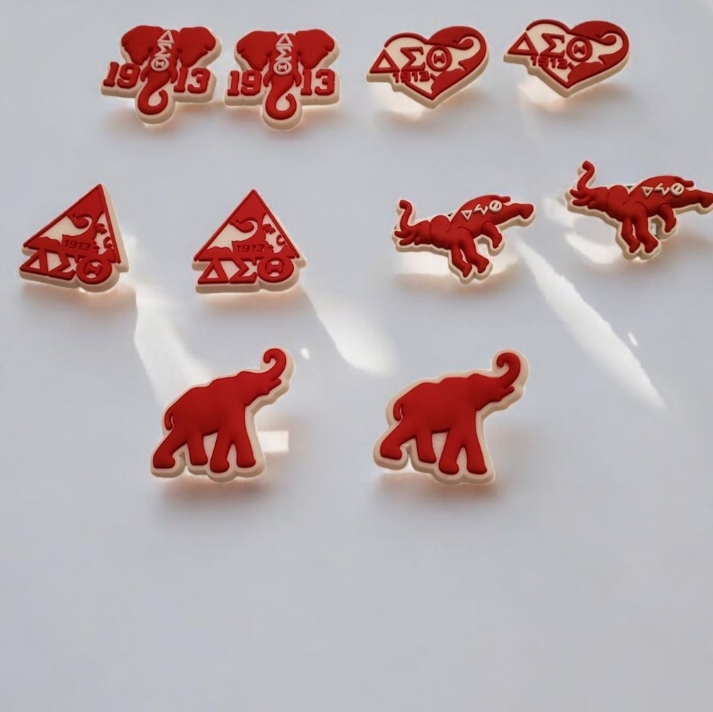 Delta Sigma Theta Sorority Croc Charms